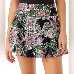 NWT Lilly Pulitzer Aila Skort Size Medium. PB Anniv Toile